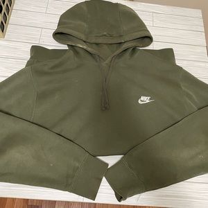 Olive Green Men’s Nike Hoodie Size Large